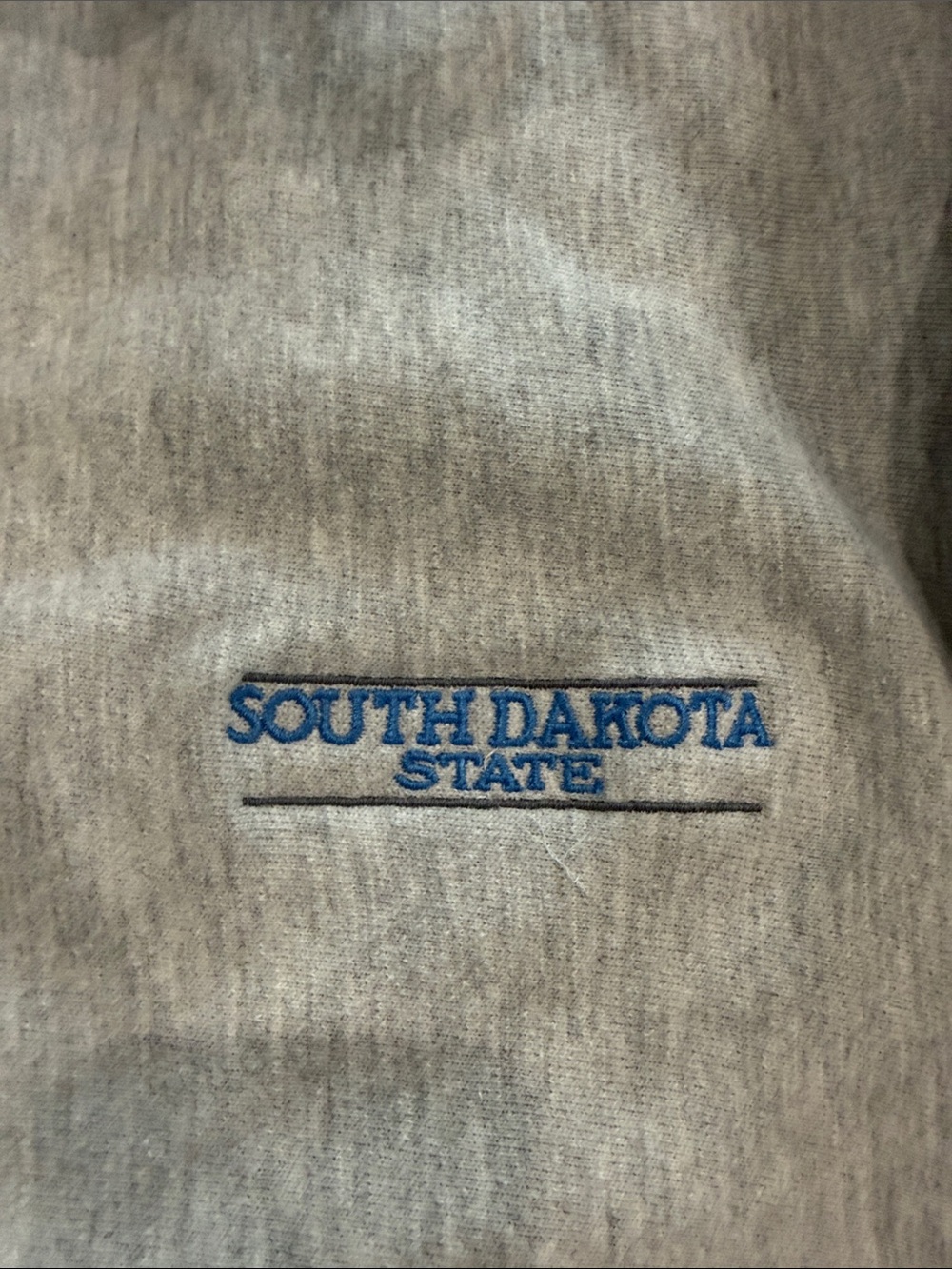 Vinfage South Dakota State Embroidered Vintage Champion Sweatshirt SDSU